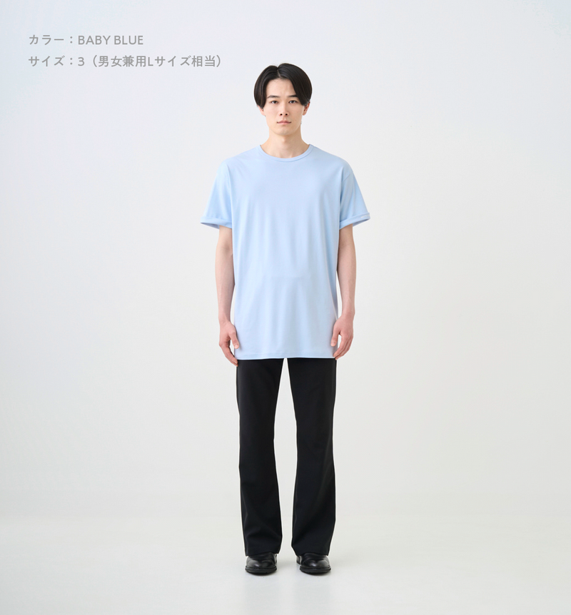 TURN UP SLEEVE LOGO T-SHIRT (受注予約受付終了)