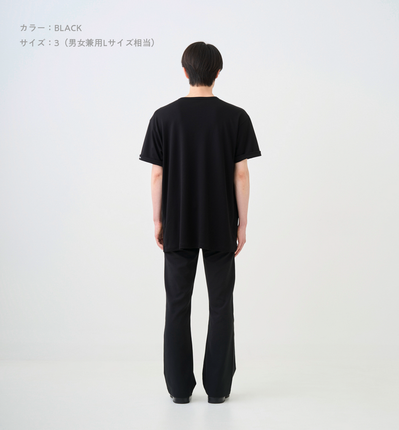 TURN UP SLEEVE LOGO T-SHIRT (受注予約受付終了)