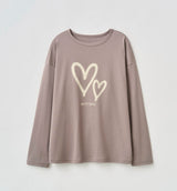 SPRAY HEART LONG SLEEVE T-SHIRT