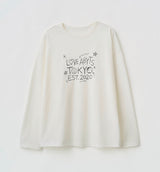HAND DRAWN LONG SLEEVE T-SHIRT