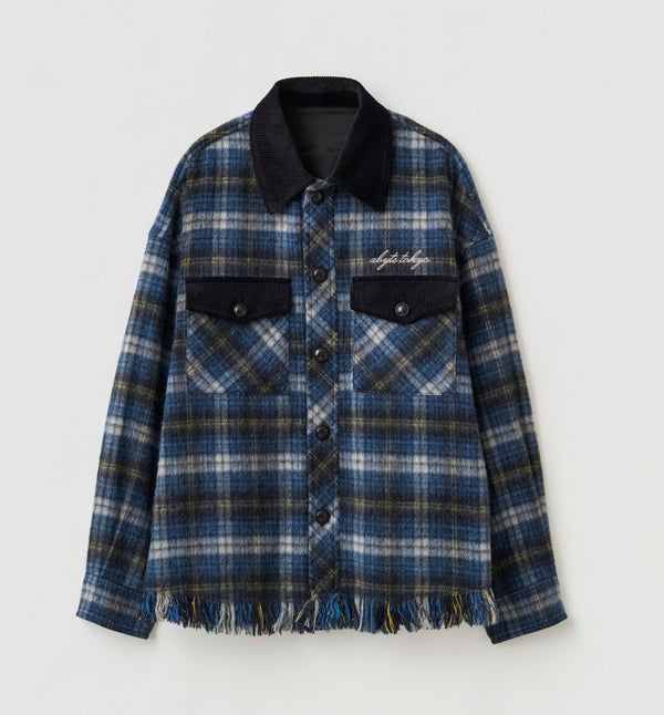 ABYTS 佐藤健 新品 SHAGGY CHECK STOLE チェックストール A – ABYTS
