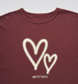 SPRAY HEART LONG SLEEVE T-SHIRT