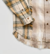 PANELLED CHECK SHIRT