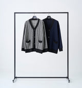 OVERSIZED TWEED KNIT CARDIGAN (受注予約受付終了)