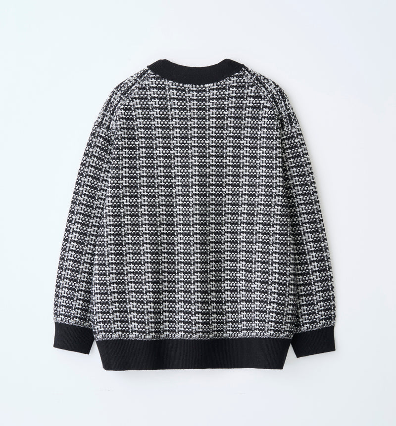 OVERSIZED TWEED KNIT CARDIGAN (受注予約受付終了)