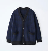 OVERSIZED TWEED KNIT CARDIGAN (受注予約受付終了)