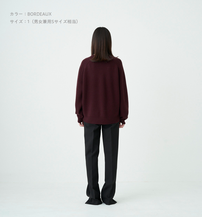 WOOL V-NECK KNIT（受注予約受付終了）