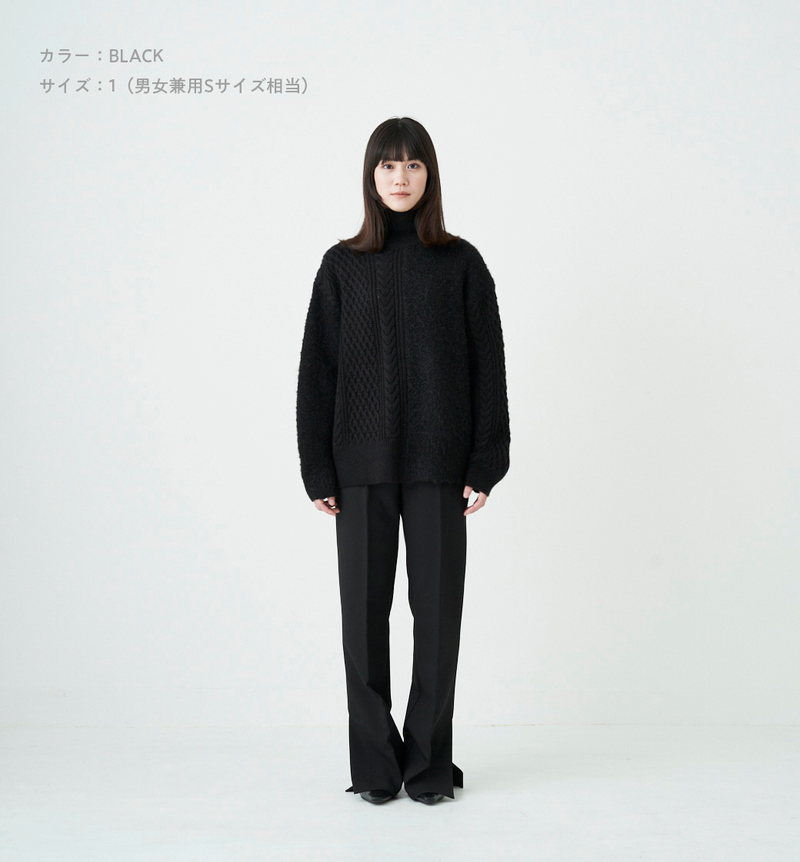 SWITCHING TURTLE NECK KNIT（受注予約受付終了） – ABYTS