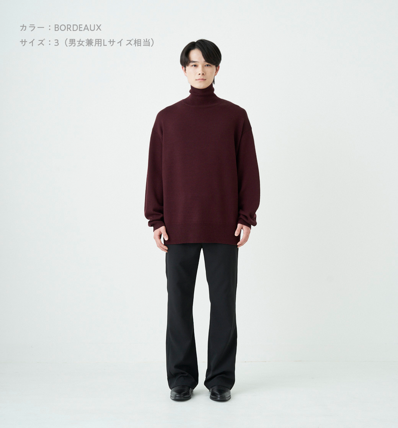 ABYTS【新品未開封】ABYTS SWITCHING TURTLE NECK KNIT