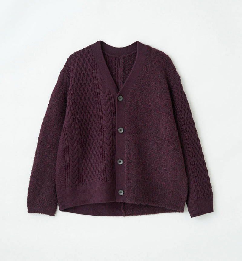 SWITCHING CABLE CARDIGAN（受注予約受付終了） – ABYTS