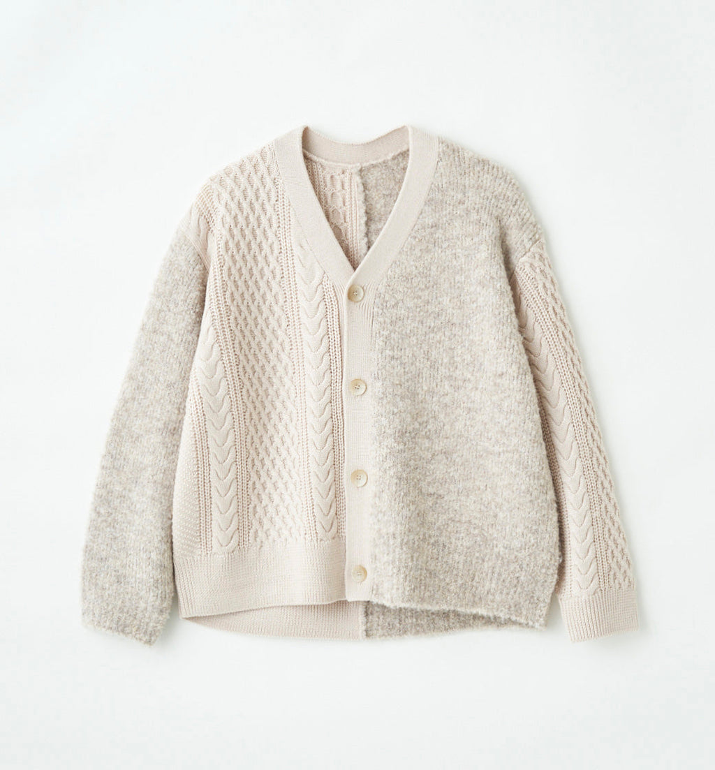 abyts】CABLE CARDIGAN-