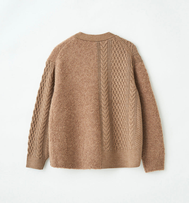 abyts】CABLE CARDIGAN-