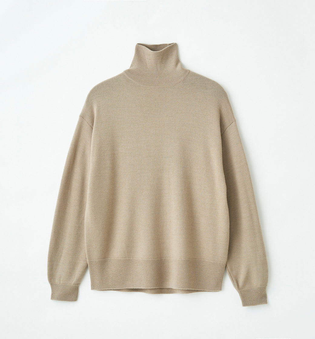 PLAIN STITCH HIGH NECK KNIT ABYTS