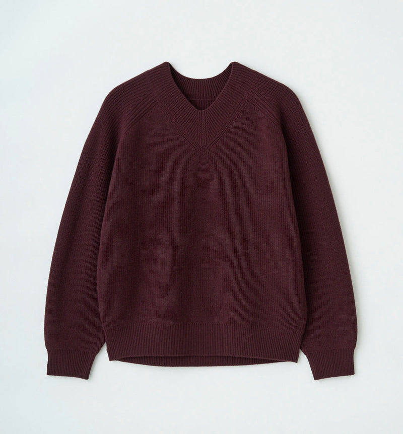 WOOL V-NECK KNIT（受注予約受付終了）