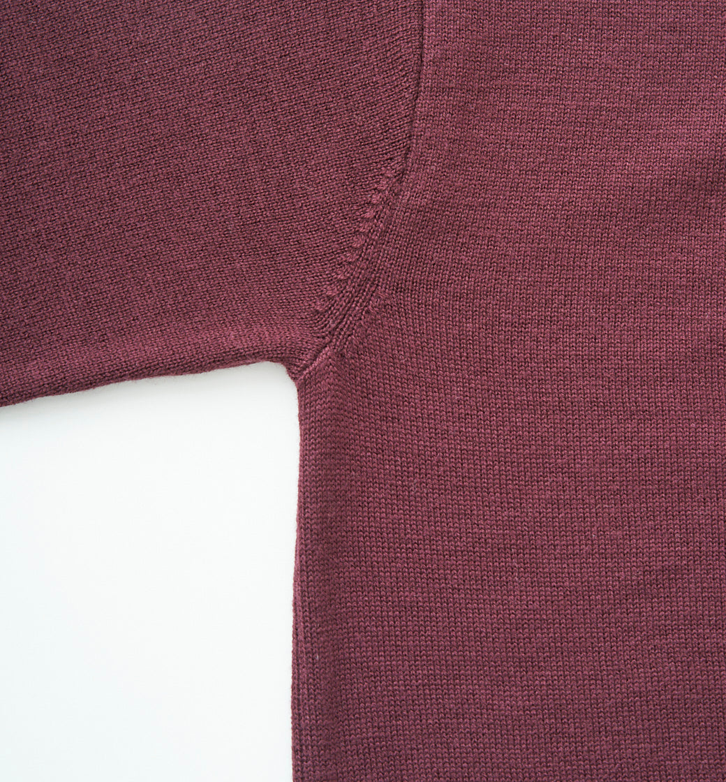 PLAIN STITCH HIGH NECK KNIT ABYTS