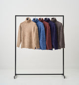 BOA MELANGE TURTLENECK KNIT