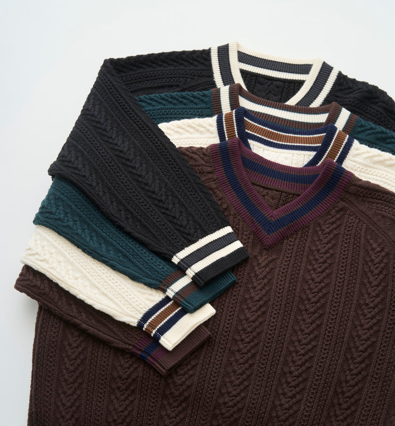 TILDEN V-NECK KNIT