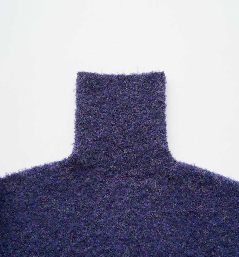BOA MELANGE TURTLENECK KNIT