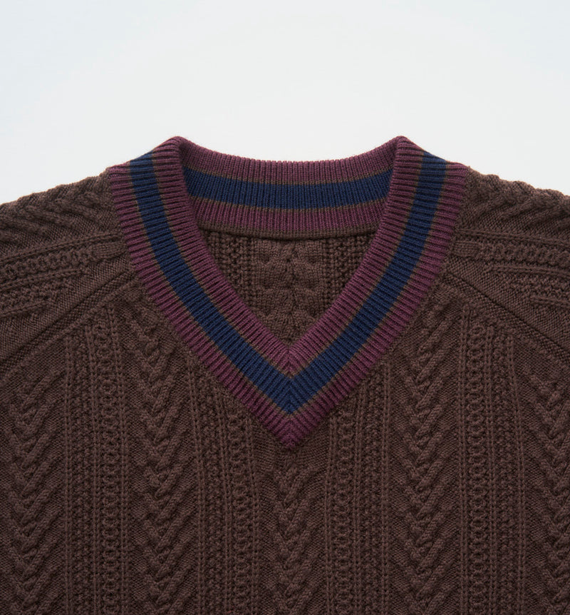 TILDEN V-NECK KNIT