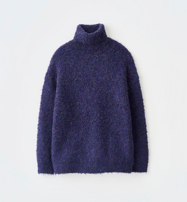 BOA MELANGE TURTLENECK KNIT