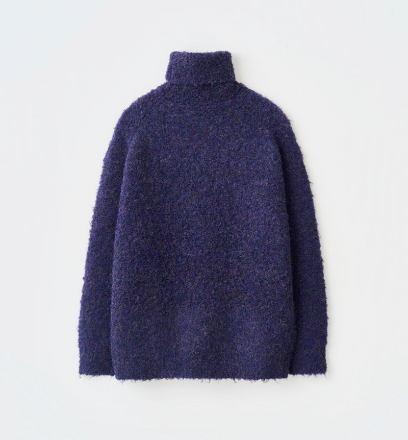 BOA MELANGE TURTLENECK KNIT
