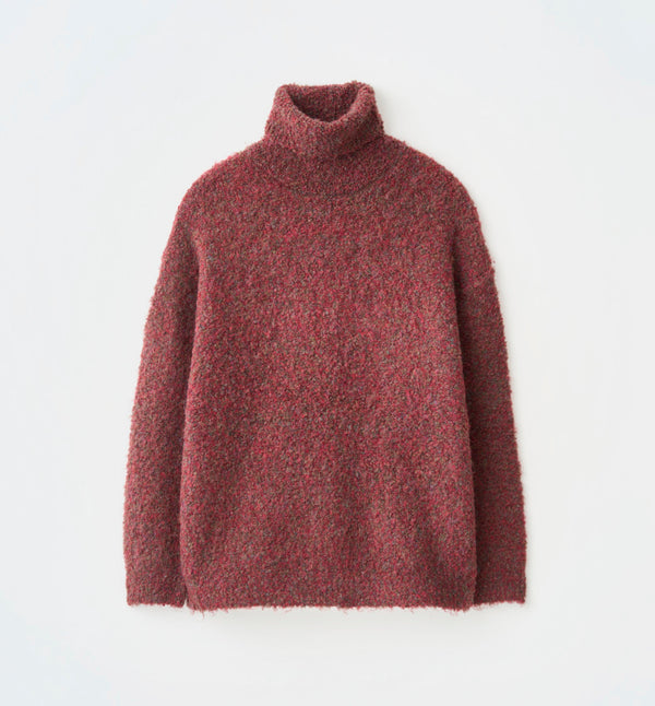 BOA MELANGE TURTLENECK KNIT (受注予約受付中)