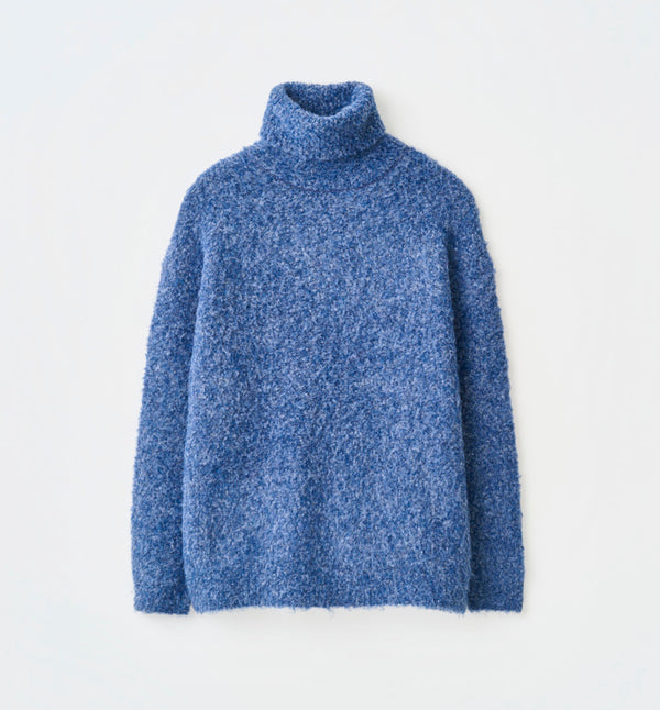 BOA MELANGE TURTLENECK KNIT