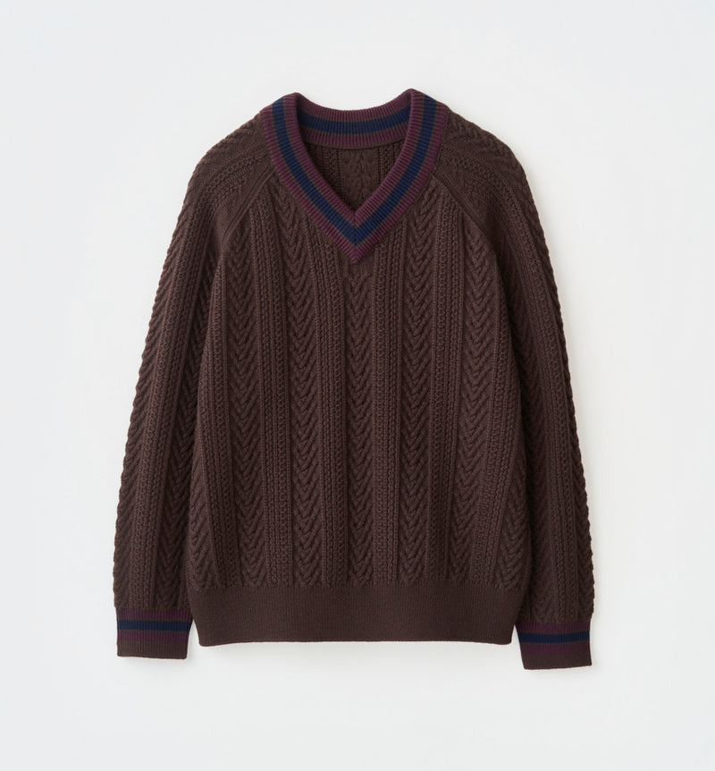TILDEN V-NECK KNIT