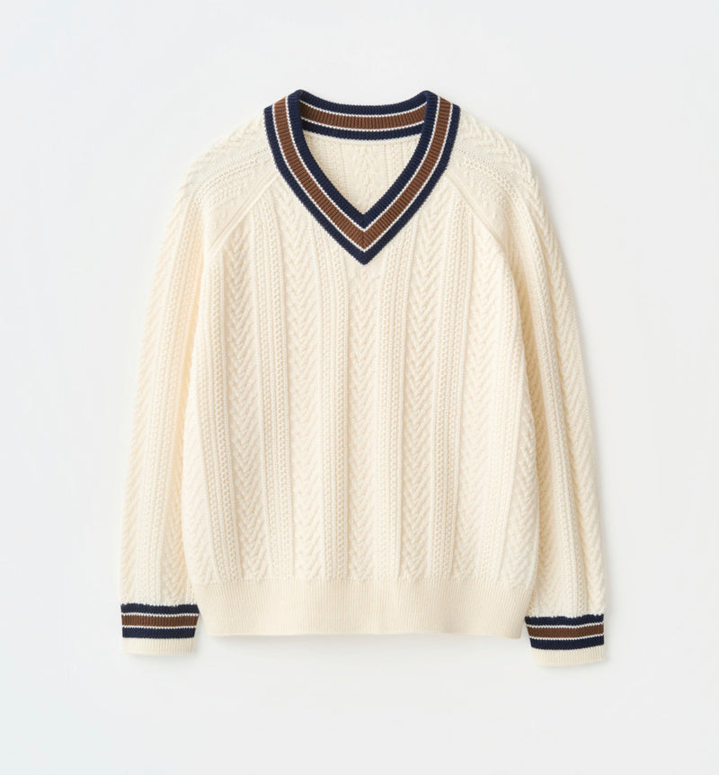 TILDEN V-NECK KNIT