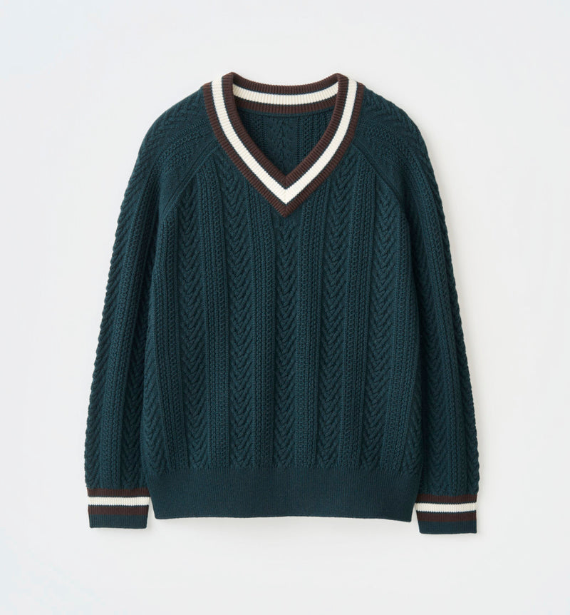 TILDEN V-NECK KNIT