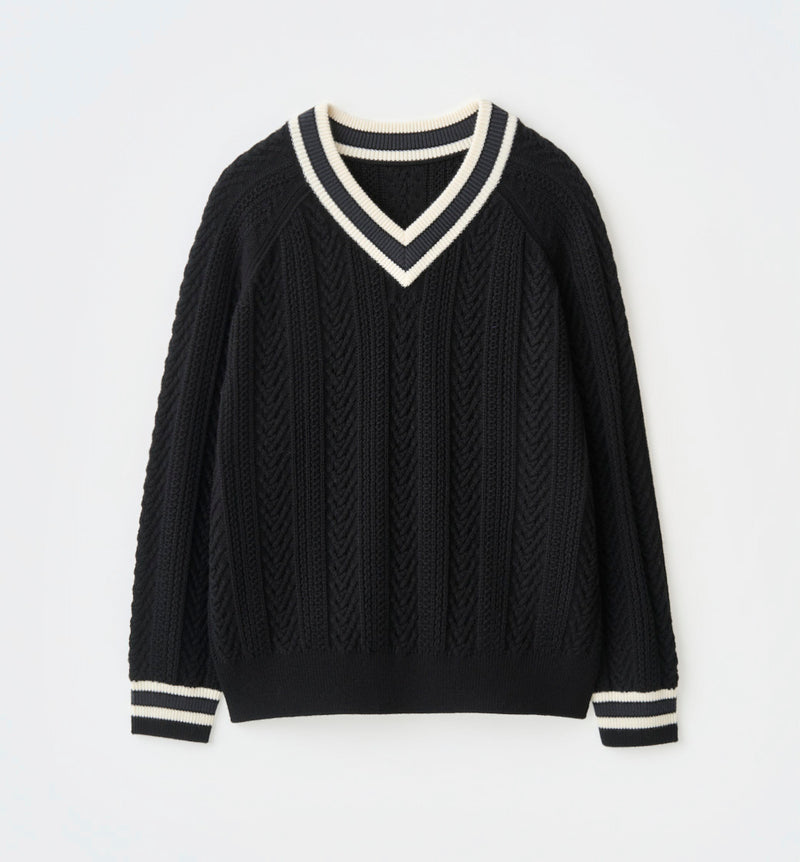 TILDEN V-NECK KNIT