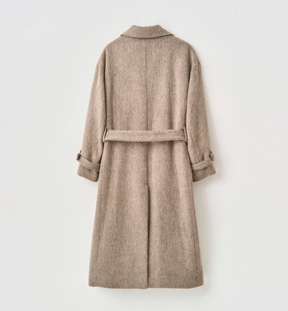SHAGGY BELTED COAT (受注予約受付中) – ABYTS