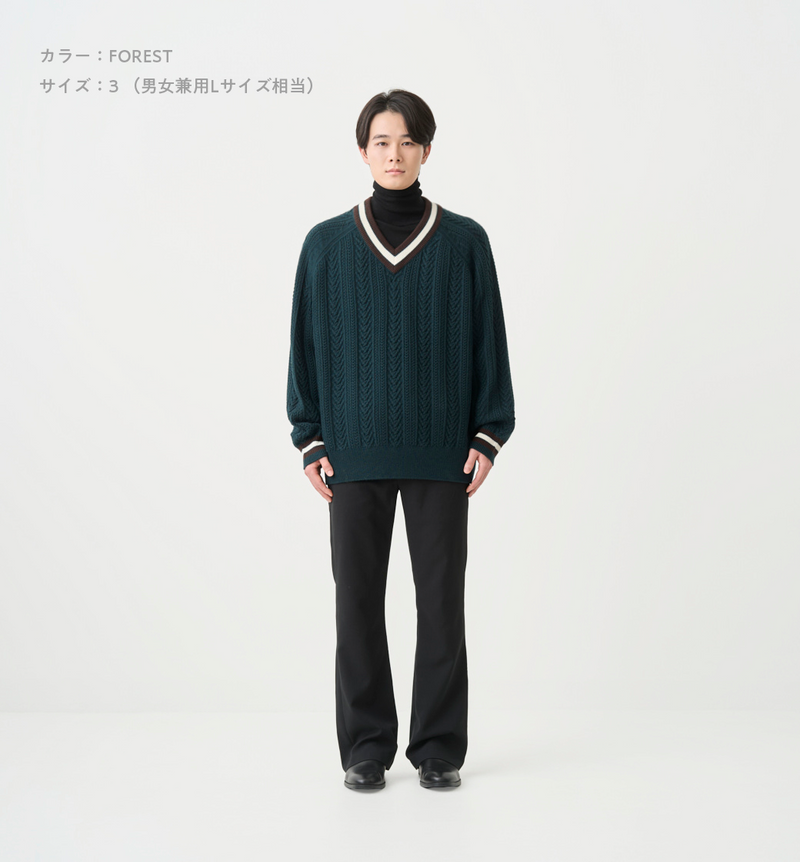 TILDEN V-NECK KNIT