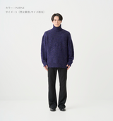 BOA MELANGE TURTLENECK KNIT