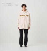 ZIP UP PILE LOGO HOODIE