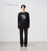 SPRAY HEART LONG SLEEVE T-SHIRT