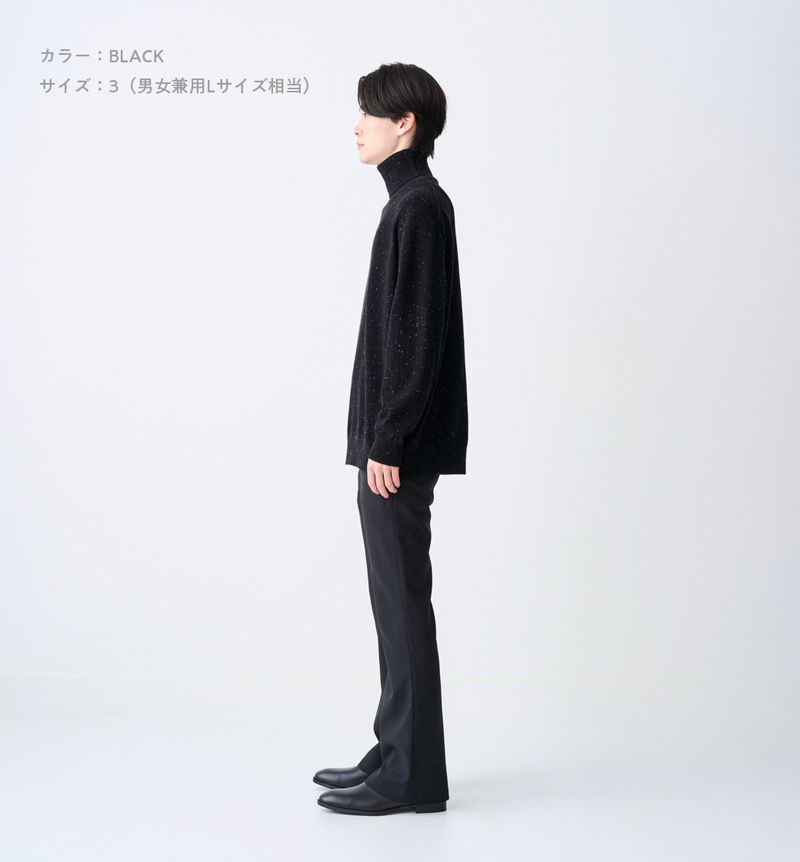 CASHMERE NEP TURTLE NECK KNIT (受注予約受付終了)