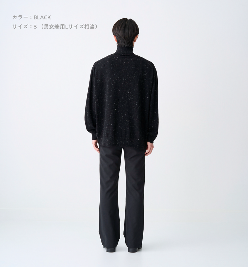 CASHMERE NEP TURTLE NECK KNIT (受注予約受付終了)