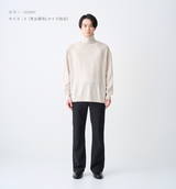 CASHMERE NEP TURTLE NECK KNIT (受注予約受付終了)