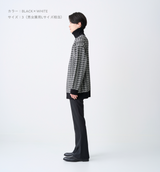 OVERSIZED TWEED TURTLE NECK KNIT (受注予約受付終了)