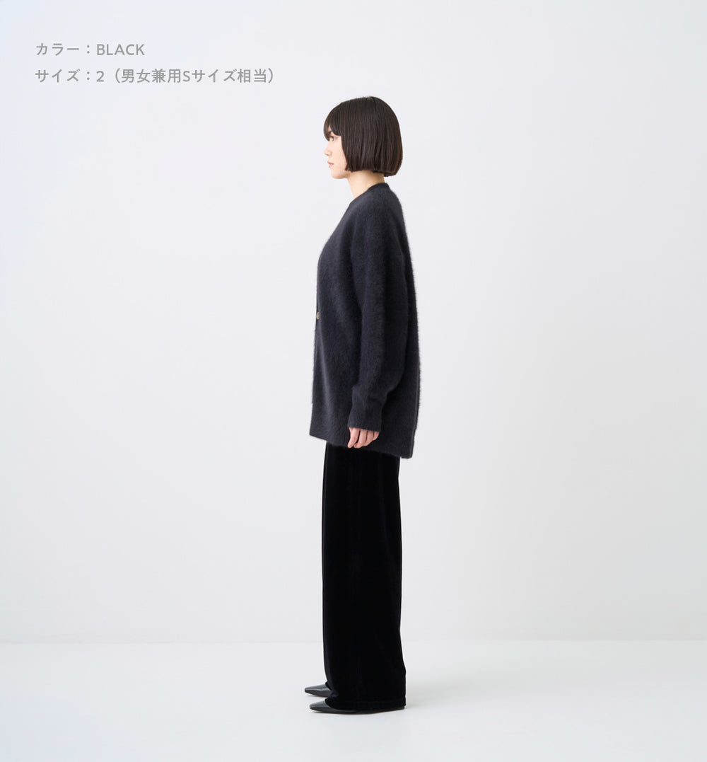 ジャケット・アウター OHGA  SHAGGY CORDIGAN OHGA SHAGGY CORDIGAN グレー その他コート、アウター