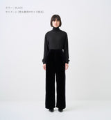 VELOUR SEMI WIDE PANTS(受注予約受付終了)