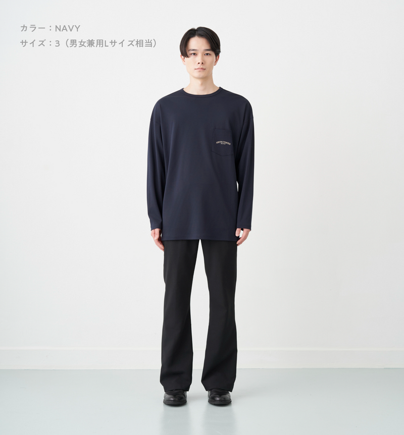 ROUND LOGO POCKET LONG SLEEVE T-SHIRT (受注予約受付終了)