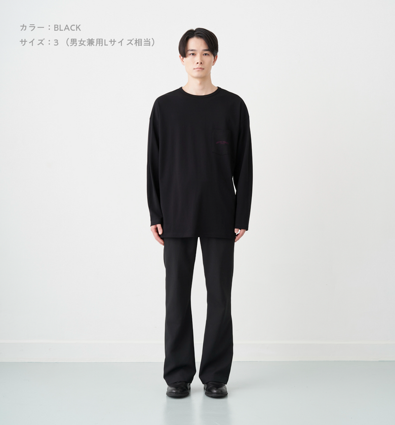 ROUND LOGO POCKET LONG SLEEVE T-SHIRT (受注予約受付終了)