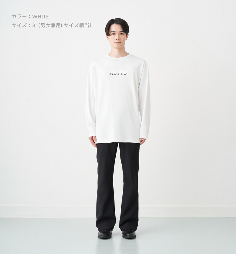 HALF BOX LOGO LONG SLEEVE T-SHIRT (受注予約受付終了)