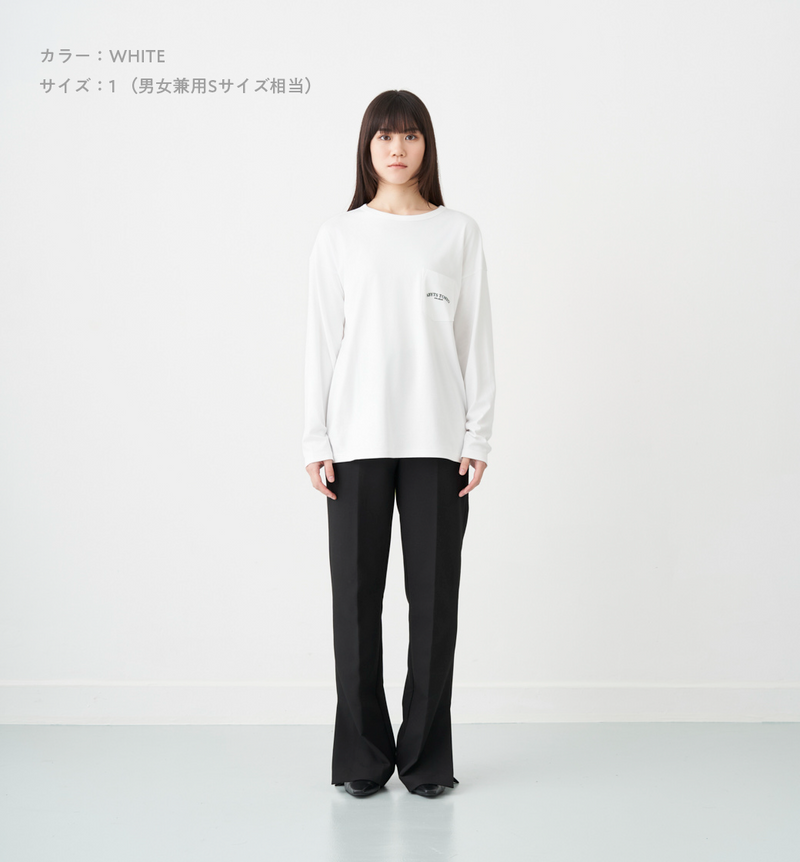 ROUND LOGO POCKET LONG SLEEVE T-SHIRT (受注予約受付終了)