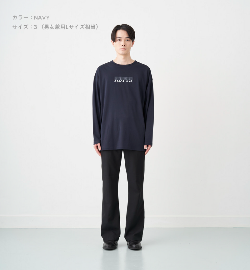 HALF BOX LOGO LONG SLEEVE T-SHIRT (受注予約受付終了)