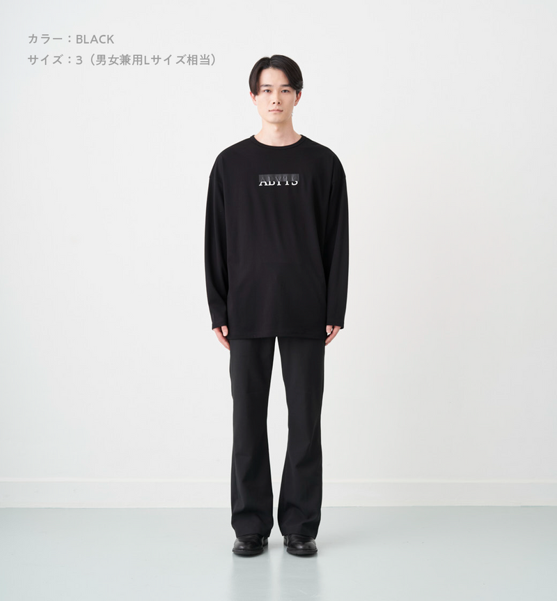 HALF BOX LOGO LONG SLEEVE T-SHIRT (受注予約受付終了)