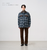 SHAGGY CHECK SHIRT JACKET