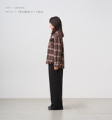 SHAGGY CHECK SHIRT JACKET